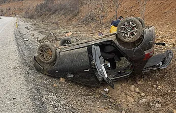Malatya Yolunda Bayram Dönüşü Dehşeti: Otomobil Takla Attı!