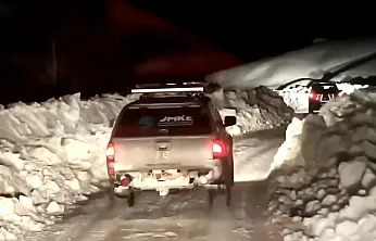 Pütürge'de Kar Geçit Vermedi, Ekipler Zamanla Yarıştı