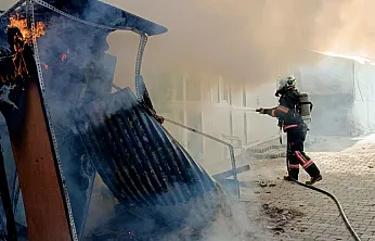 Samanköy Konteyner Kent'te Korku Dolu Anlar!