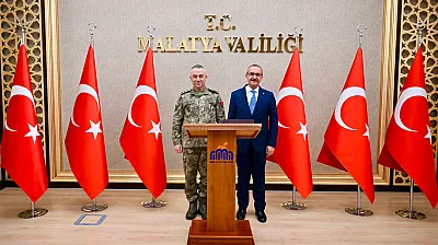 2'nci Ordu'da Görev Değişimi Sonrası İlk Temas! Korgeneral Yaralı'dan Vali Yavuz'a Ziyaret