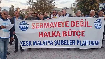 Malatya'da 2027 Bütçesi İçin Vergi Ve Maaş Çağrısı