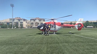 Malatya'da Dakikalarla Yarış! Ambulans Helikopter Hayat Kurtardı