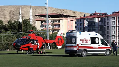 Malatya'da Korkutan Kaza! Yüksekten Düşen Genç Hava Ambulansıyla Sevk Edildi