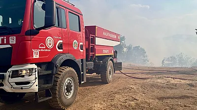 Malatya'da Söndürülen Yangın Yeniden Başladı! Vali Yavuz Bölgede