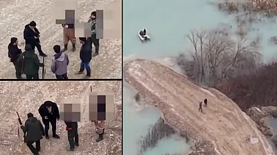 Malatya'da Yasak Avlanan 5 Kişiye Drone Engeli!