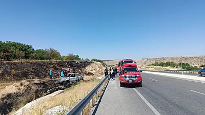 Malatya'da Yürek Yakan Kaza! Alev Alan Otomobilde Oğul Hayatını Kaybetti