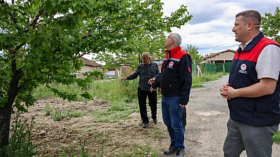 Malatya Kayısısında Dolu Endişesi! Ekipler Sahaya İndi