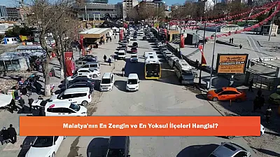Malatya'nın En Zengin ve En Yoksul İlçeleri Hangisi?