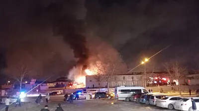 Malatya Yakınca Mahallesinde Konteyner Yangını