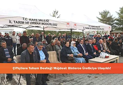 Çiftçilere Tohum Desteği Müjdesi: Binlerce Üreticiye Ulaşıldı!