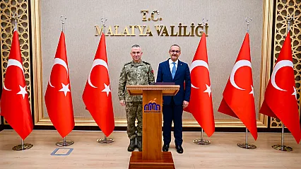 2'nci Ordu'da Görev Değişimi Sonrası İlk Temas! Korgeneral Yaralı'dan Vali Yavuz'a Ziyaret