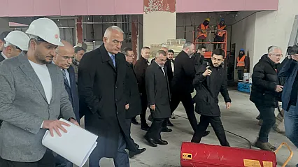 Bakan Ersoy, Malatya'da Sabancı Kültür Merkezi İnşaatını İnceledi