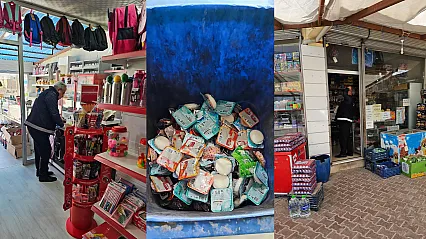 Battalgazi'de Bakkallar'da Tarihi Geçmiş Gıdalar Raflardan Toplandı!