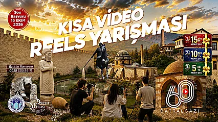 Battalgazi'nin Tarihini ve Kültürünü Anlatan Videolara Ödül! Başvurular Başladı