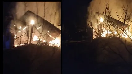 Darende'de Gece Yarısı Yangın Paniği! İtfaiye Zamanla Yarıştı!