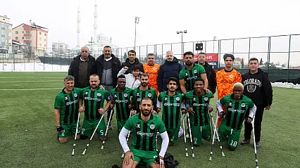 Malatya Ampute Futbol Takımı Türkiye Kupası'nda Çeyrek Finalde