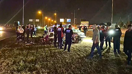 Malatya'da 2 Kişinin Hayatını Kaybettiği Kaza Böyle Görüntülendi!
