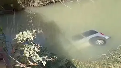 Malatya'da Feci Kaza! Araç Tohma Çayı'na Devrildi! 1 Ölü, 1 Yaralı
