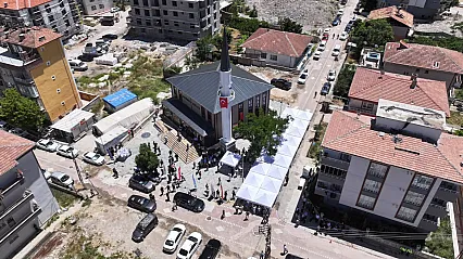 Malatya'da Hacı Hüseyin Kölük Camii Düzenlenen Törenle İbadete Açıldı!