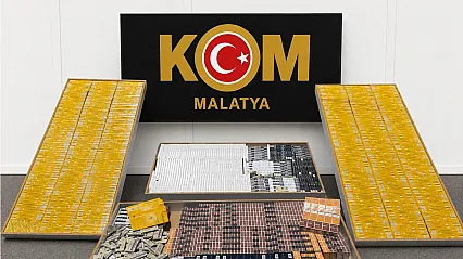 Malatya'da Kaçak Sigara Ticaretine Darbe! KOM'dan Başarılı Operasyon