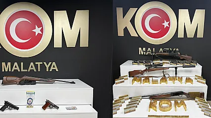 Malatya'da Kaçak Silahlanmaya Büyük Darbe: 2 Gözaltı