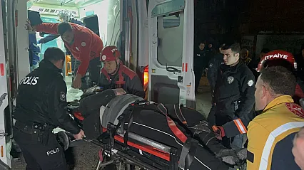 Malatya'da Kestirme Yol Kabusa Döndü: Genç Adam İnşaat Boşluğuna Düştü