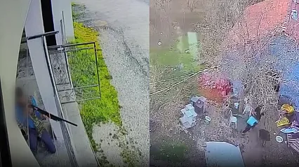 Malatya'da Komşusunun Bahçesine Ateş Açtı!