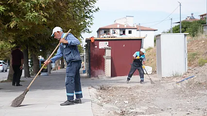 Malatya'da Konteynerlerin Kaldırıldığı Alanlarda Temizlik Başladı!