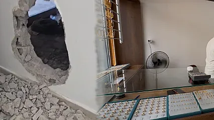 Malatya'da Kuyumcu Soygununda Şaşırtan Yöntem! Duvarı Delip İçeri Girdiler