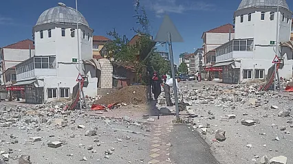 Malatya'da Minare Yıkımı Tartışma Yarattı! Esnaf Zarara Uğradı