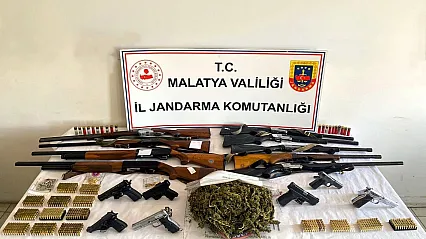 Malatya'da Operasyon Jandarma Suç Şebekelerine Göz Açtırmadı!