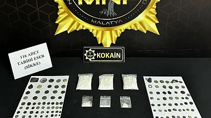 Malatya'da Sokak Satıcılarına Yönelik Düzenlenen Operasyonda Uyuşturucu Ve Sikke Ele Geçirildi