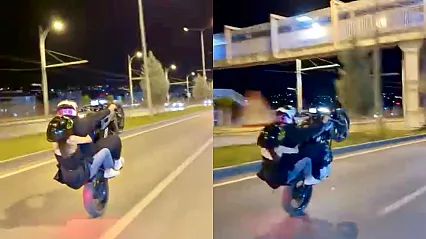 Malatya'da Tek Teker Şovu Pahalıya Patladı! Cezası Belli Oldu