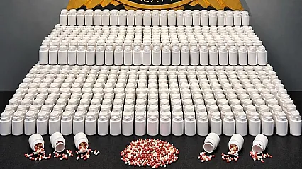 Malatya'da Uyuşturucu Operasyonu! 44 Bin 616 Hap Ele Geçirildi