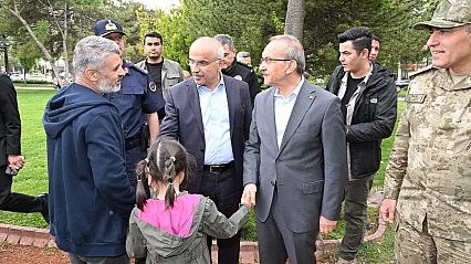 Malatya'da Vatandaşlara Geçmiş Olsun Ziyareti!