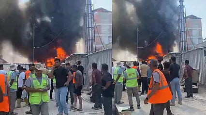 Malatya'da Yangın! Dumanlar Şehri Kapladı
