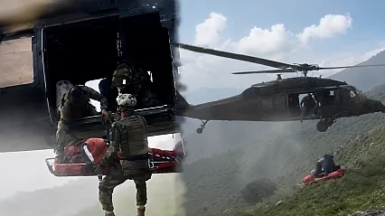 Malatya'da Zamanla Yarış! Dağlık Bölgede Rahatsızlanan Vatandaş Helikopterle Kurtarıldı