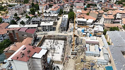 Malatya Hekimhan'da Değişim Hızlandı! Yeni Çarşı Gün Geçtikçe Yükseliyor