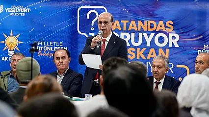Yeşilyurt'ta Vatandaşların Talepleri Masaya Yatırıldı!