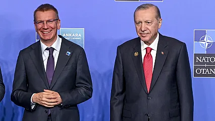 Cumhurbaşkanı Erdoğan ile Letonya Cumhurbaşkanı Rinkevics Arasında Diplomasi Trafiği