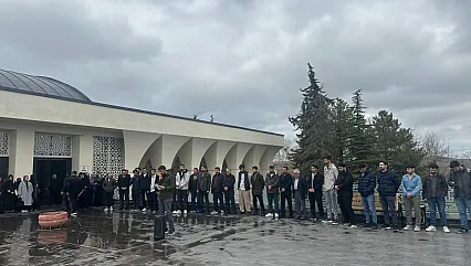İnönü Üniversitesi'nde Gazze Çıkışı! Kampüste Dikkat Feken Filistin Açıklaması