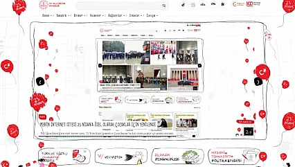 MEB'in Resmi Sitesinde 23 Nisan Sürprizi! Arayüz Çocuklara Emanet