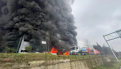 Trabzon Arsin OSB'de Fabrika Yangını: Bölgedeki Binalar Boşaltıldı!