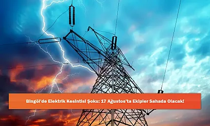 Bingöl'de Elektrik Kesintisi Şoku: 17 Ağustos'ta Ekipler Sahada Olacak!