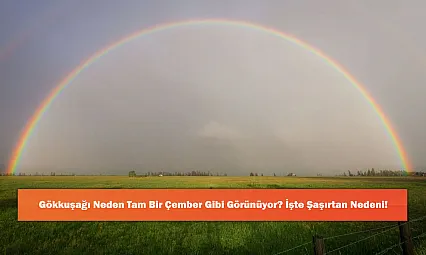 Gökkuşağı Neden Tam Bir Çember Gibi Görünüyor? İşte Şaşırtan Nedeni!