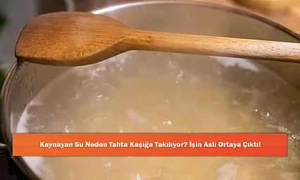 Kaynayan Su Neden Tahta Kaşığa Takılıyor? İşin Aslı Ortaya Çıktı!