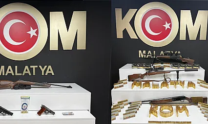 Malatya'da Kaçak Silahlanmaya Büyük Darbe: 2 Gözaltı
