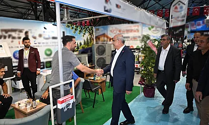Sami Er, Malatya Tarım Fuarında Stantları Gezdi