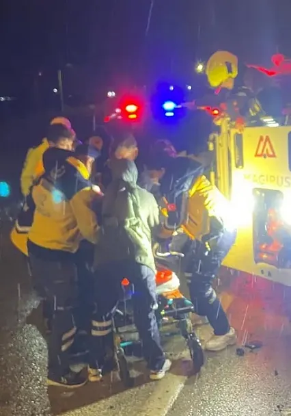 Bandırma'da Gece Yarısı Dehşeti! Yolcu Otobüsü Devrildi
