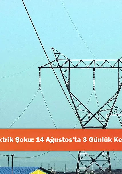 Bingöl'de Elektrik Şoku: 14 Ağustos'ta 3 Günlük Kesinti Başlıyor!